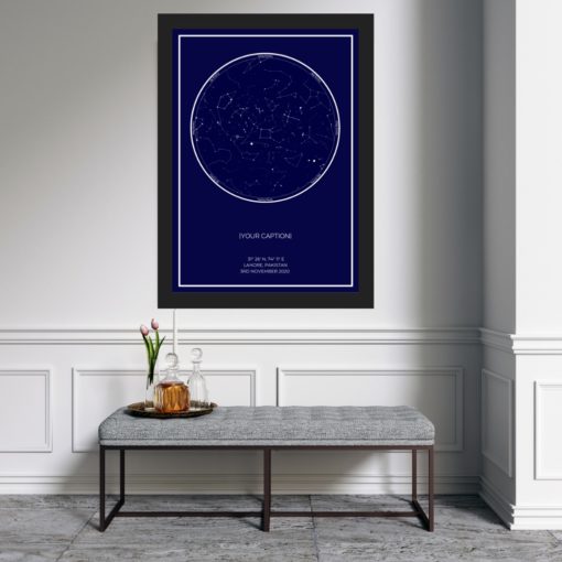 Star Map Blue Wallpaper