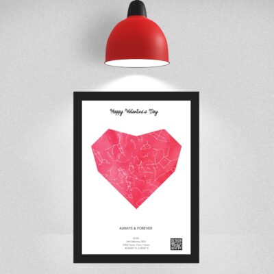 Artsy Heart Star Map Lifestyle