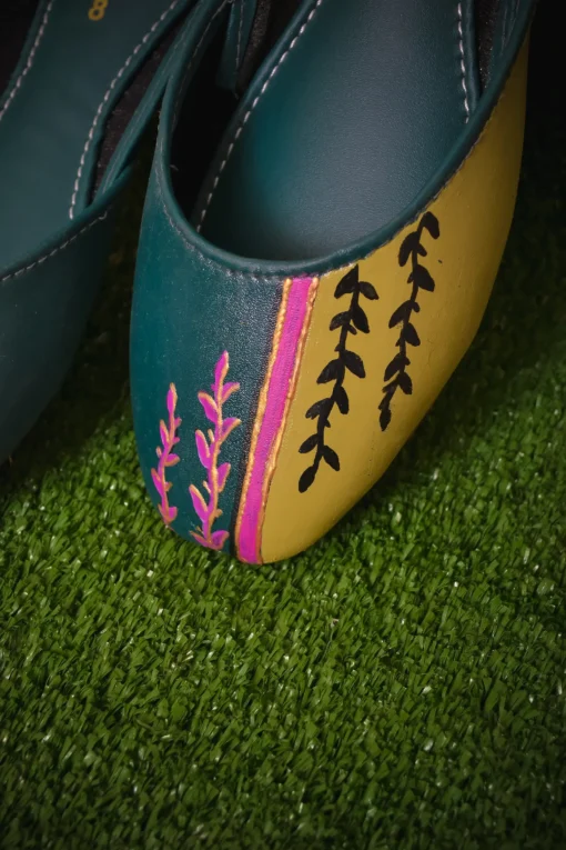 Leafy Traditional Khussa Shoes