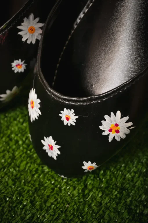 Black Jasmine Khussa Shoes